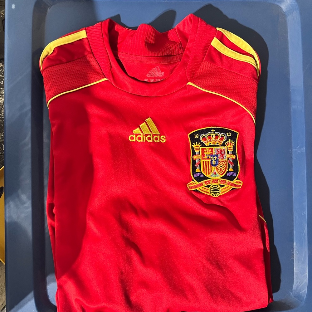 adidas Spain 2008 Home Jersey